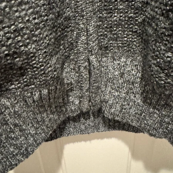 Mens Gioberti Gray Full Zip Quilted Sweater Jacket Size L - Picture 4 of 14